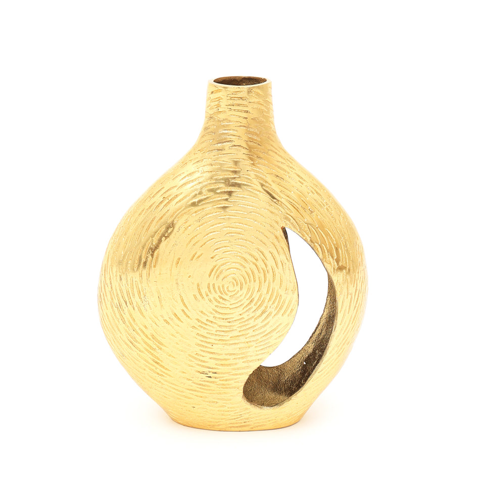 Golden Flower vase - Medium