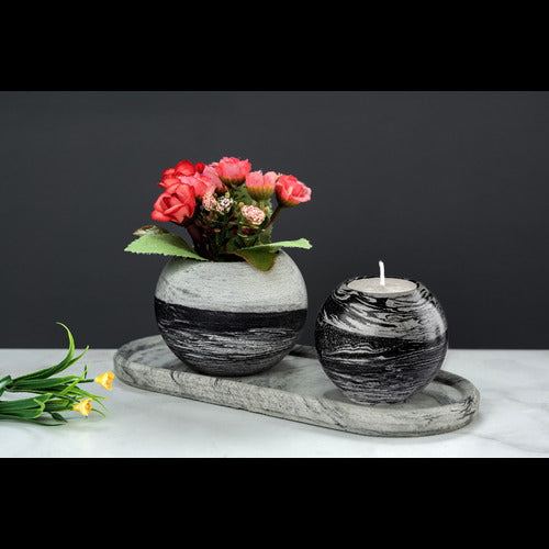 Flowering Sphere Vase