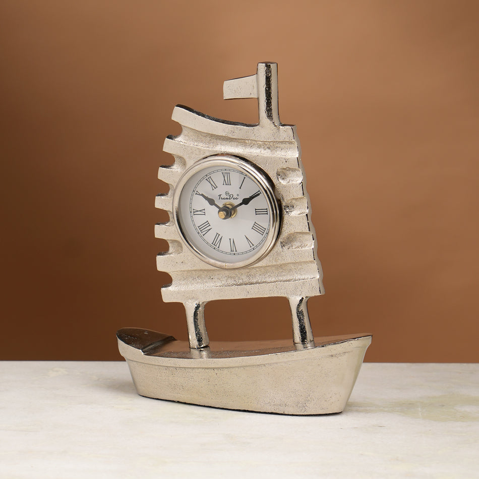 BOAT WITH CLOCK H31269