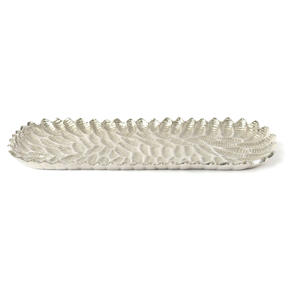 Silver Wavy Tray