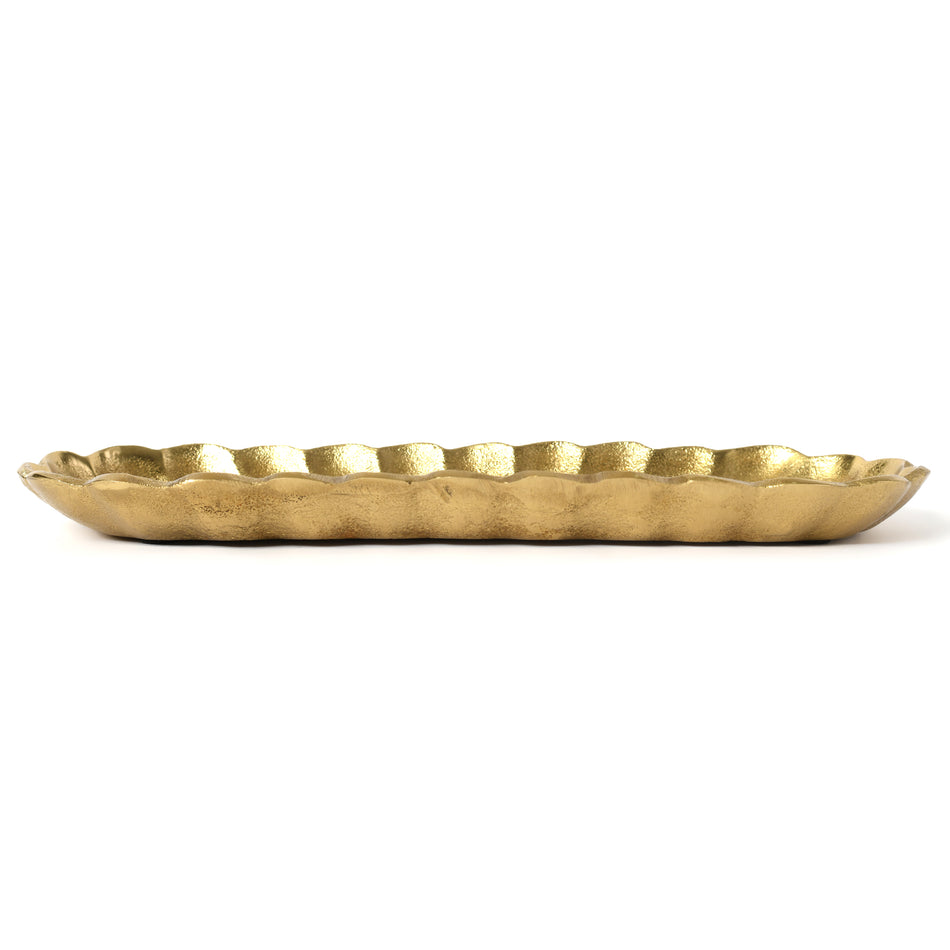 Golden Cylindrical Tray