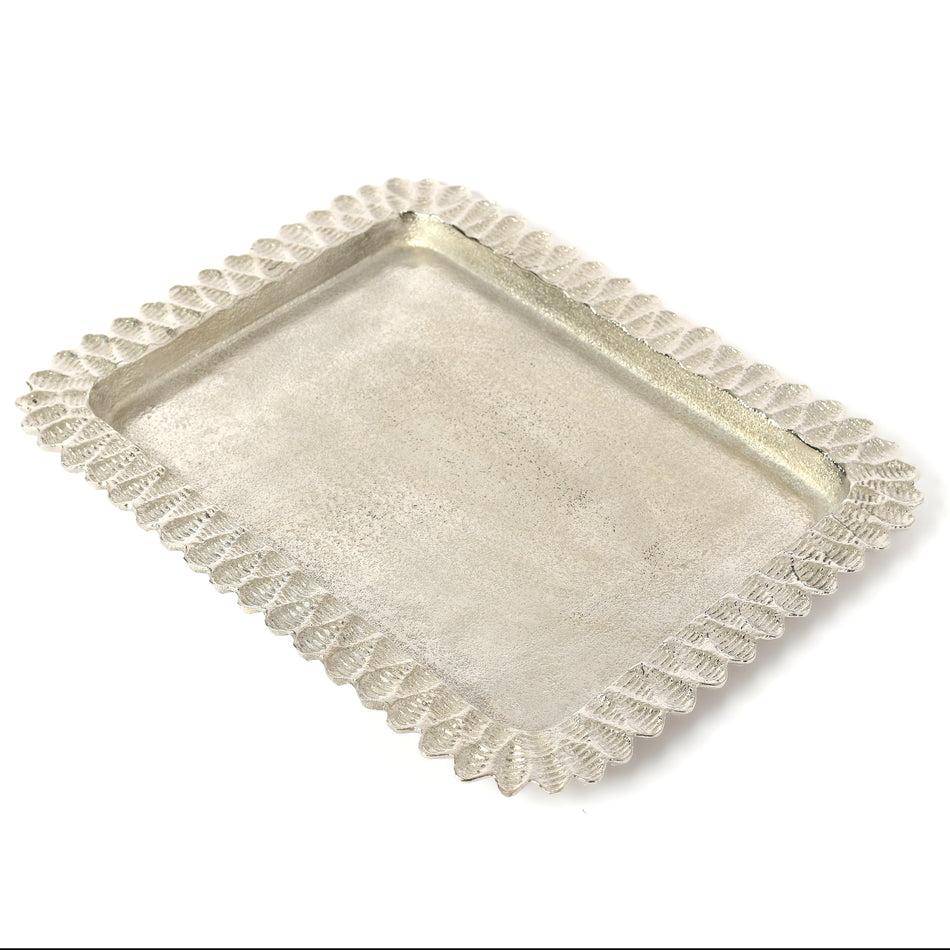 Silver Rectangular Tray