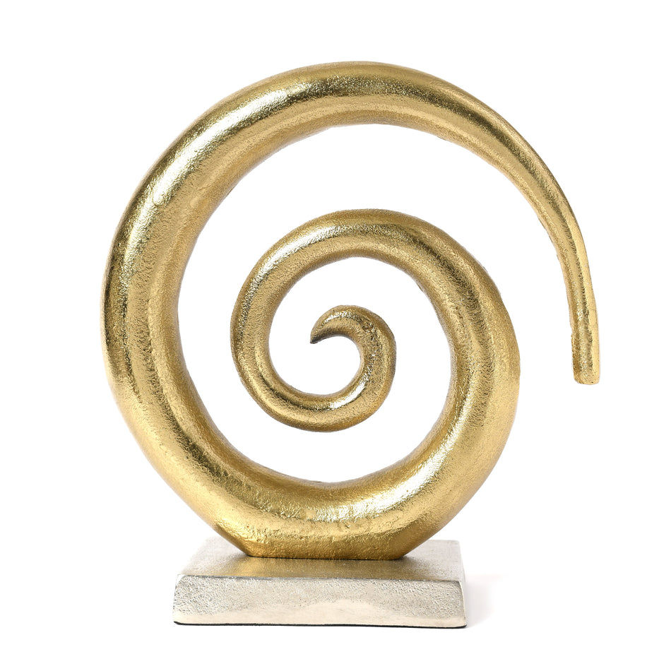 Golden Decorative Spiral