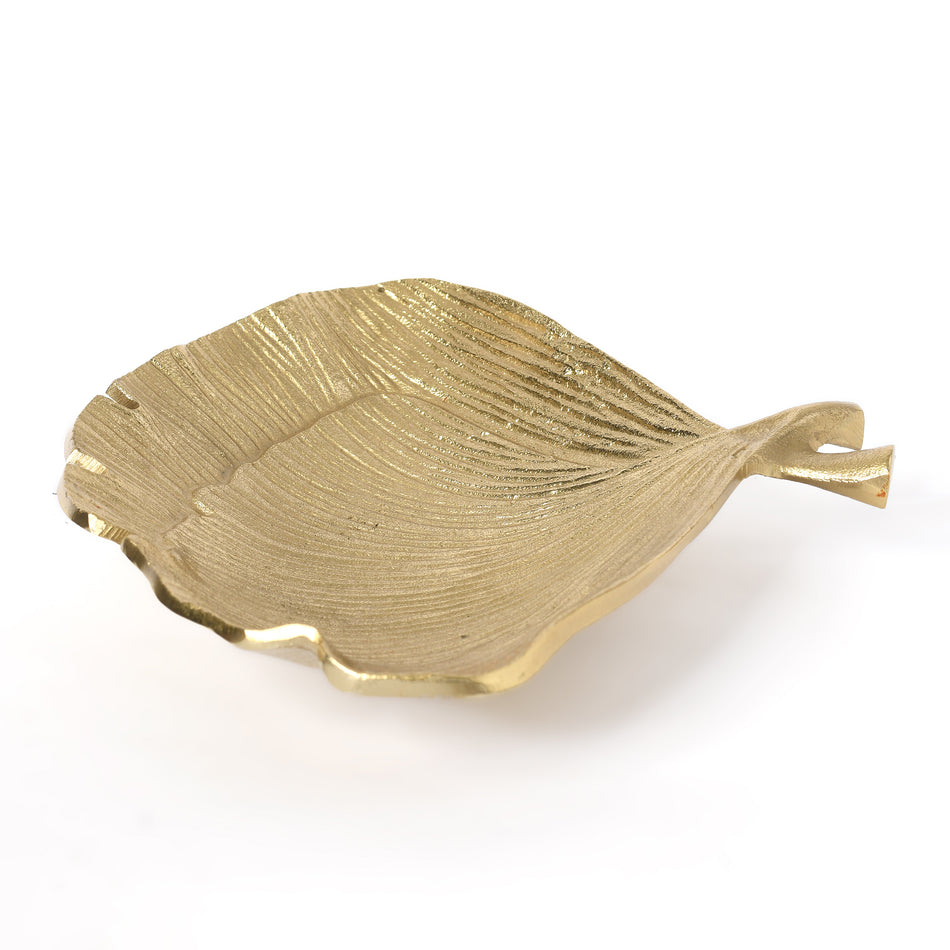 Golden Leaf Tray Small