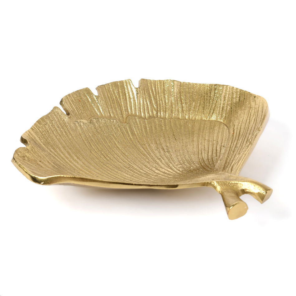 Golden Leaf Tray Small