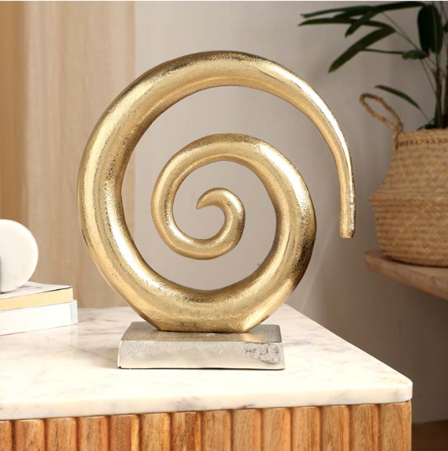 Golden Decorative Spiral