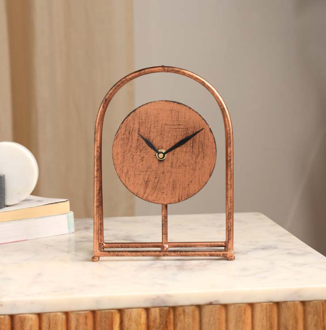 Bronze Table Clock