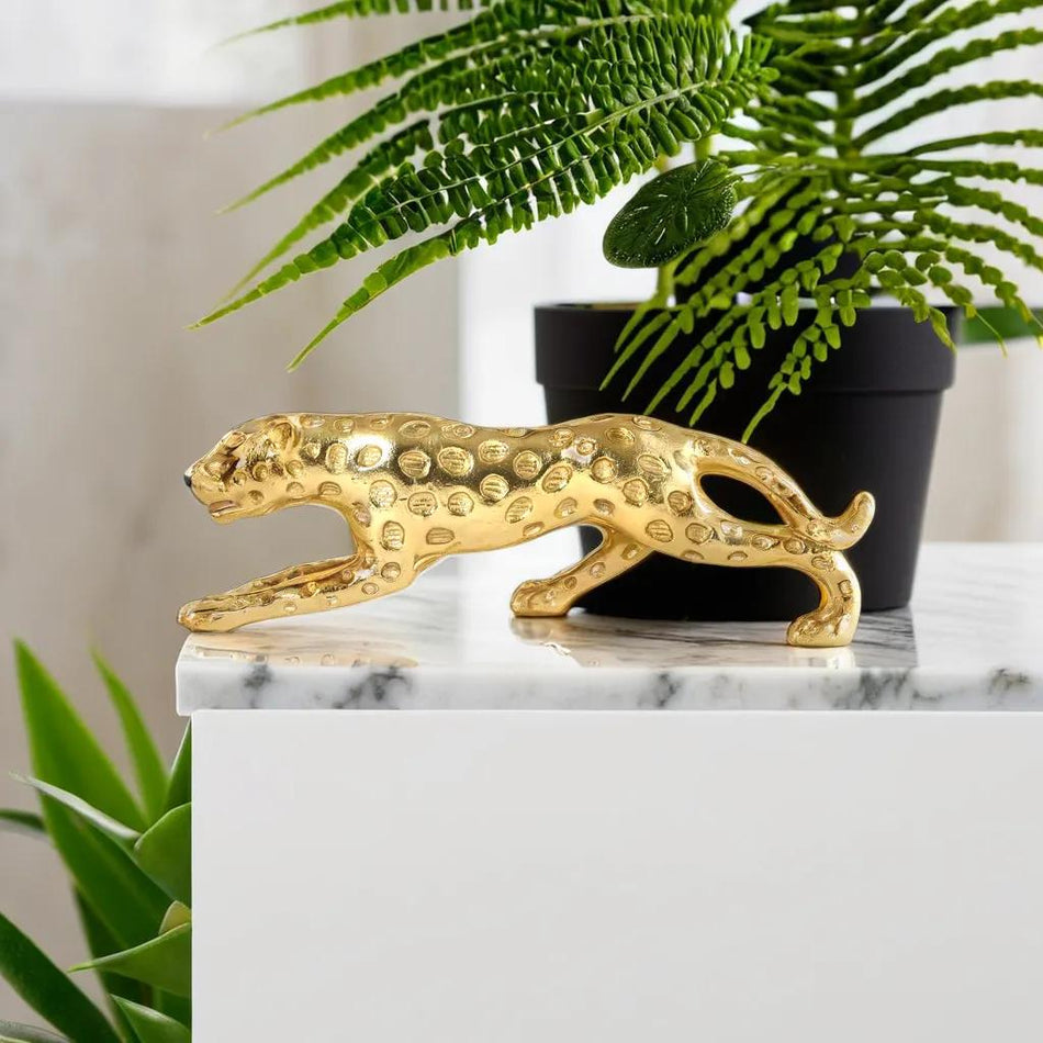 Golden Decorative Jaguar